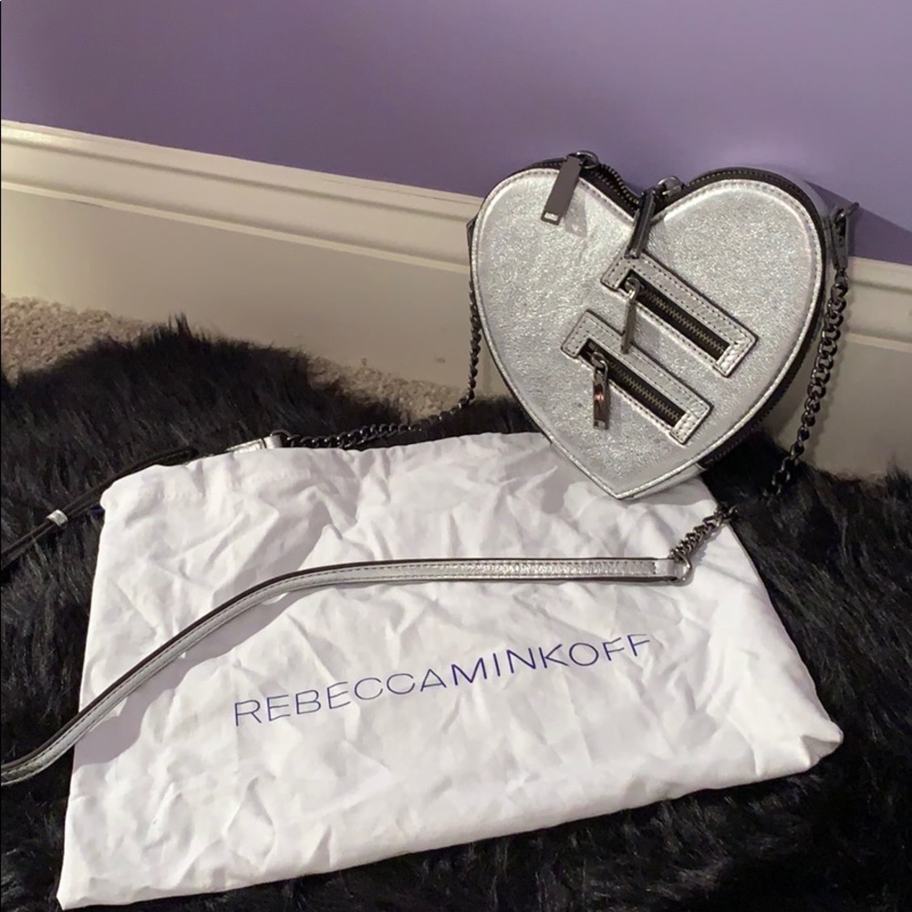 Rebecca Minkoff heart crossbody bag